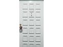 White door with square paneling and keyless entry at 2700 Bayshore Blvd # 1305, Dunedin, FL 34698