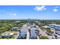 Wide aerial view showing the building's location and surrounding cityscape at 13 29Th N St, St Petersburg, FL 33713