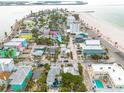 Aerial view of beach house close to the ocean at 106 7Th Ave, St Pete Beach, FL 33706