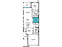 One-story home floor plan with 2 bedrooms, 2 baths, and a 2-car garage at 11482 Boundless Ter, Venice, FL 34293