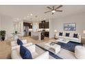 Open floor plan with modern kitchen and spacious living area at 18909 Ulmus St, Lutz, FL 33558