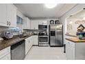 Modern kitchen featuring stainless steel appliances at 2835 Somerset Park Dr # 103, Tampa, FL 33613
