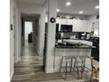 Modern kitchen with stainless steel appliances and island at 1202 W Camellia Dr, Brandon, FL 33510