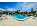 Community swimming pool with lounge chairs and surrounding patio at 2820 Highlands Blvd # A, Palm Harbor, FL 34684