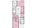 Open floor plan featuring 3 bedrooms, 2 baths, and a 2-car garage at 29658 Cassino Ct, Wesley Chapel, FL 33543