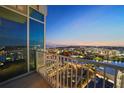 Breathtaking nighttime cityscape view from private balcony at 777 N Ashley Dr # 2503, Tampa, FL 33602