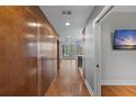 Light hardwood floors and wood wall accents at 175 1St S St # 211, St Petersburg, FL 33701