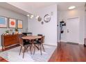 Mid-century modern dining set in a condo unit at 111 N 12Th St # 1615, Tampa, FL 33602