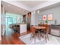 Open concept kitchen with island and stainless steel appliances at 111 N 12Th St # 1615, Tampa, FL 33602