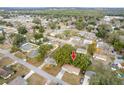 High-angle view of the house and surrounding area at 27103 Wakefield Dr, Brooksville, FL 34602