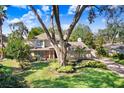 Two-story house, large tree, landscaped yard, and brick driveway at 2752 Buckhorn Oaks Dr, Valrico, FL 33594