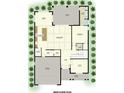 Main floor plan featuring kitchen, dining, grand room, bedroom, study, mud room and lanai at 5703 S Macdill Ave, Tampa, FL 33611