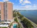 High-rise building, pool, and waterfront location at 4015 Bayshore Blvd # 9D, Tampa, FL 33611