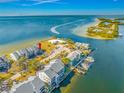 Aerial view showing condo location near the water at 828 Bahia Del Sol Dr # 59/ A, Ruskin, FL 33570