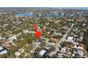 Aerial view showing home's location in a residential neighborhood at 216 23Rd N Ave, St Petersburg, FL 33704