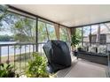 Relaxing screened porch overlooking a lake at 2824 Countryside Blvd # 326, Clearwater, FL 33761