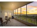 Enjoy breathtaking sunsets from this condo's private balcony with seating and views of the ocean at 2825 Terra Ceia Bay Blvd # 1504, Palmetto, FL 34221