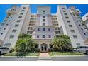 Beautiful condo building entrance with meticulous landscaping and convenient parking at 2825 Terra Ceia Bay Blvd # 1504, Palmetto, FL 34221