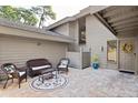 Relaxing patio with wicker furniture, great for outdoor living at 5340 Cobblestone Ct, Wesley Chapel, FL 33543