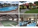 This community offers a sparkling pool, clubhouse and shuffleboard for residents to enjoy at 37642 Amigo Dr, Zephyrhills, FL 33541