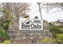 BayOaks community entrance sign at 5265 at 5265 E Bay Dr # 323, Clearwater, FL 33764