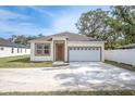 Single-story home with a modern design, a two-car garage, and a well-kept front yard at 5331 71St N Way, St Petersburg, FL 33709