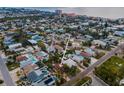 Aerial view of a house and neighborhood near the coast at 311 15Th Ave, Indian Rocks Beach, FL 33785