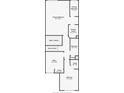 Floorplan showing main bedroom, bathroom, office, and bedroom at 2559 Stony Brook Ln, Clearwater, FL 33761