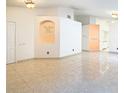 Bright living room with tile floors and an alcove at 12710 Early Run Ln, Riverview, FL 33578