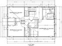 Detailed second floor blueprint with dimensions of bedrooms, bathrooms, and Primary suite layout at 3801 Luma Dr, Holiday, FL 34691