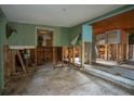 A gutted kitchen in the middle of a renovation at 9810 Parsons St, Tampa, FL 33615