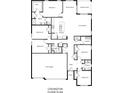 Covington floor plan featuring 5 bedrooms, 3 baths, 3 car garage and living spaces at 17464 Whiskey Creek Trl, Parrish, FL 34219