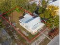 Aerial view of the property highlighting its boundaries and surrounding landscape at 2912 N 29Th St, Tampa, FL 33605