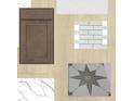 This image highlights designer-selected finishes and textures, including a modern cabinet and quartz countertops at 6270 Little Gem Ct, Apollo Beach, FL 33572