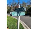 Street sign displaying 