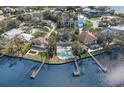 Waterfront homes with backyard pools and private boat docks at 1118 Monterey Ne Blvd, St Petersburg, FL 33704