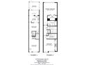 Detailed floor plan showcasing the layout of the 2-story townhome with measurements at 415 Kensington Lake Cir, Brandon, FL 33511