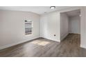 Light-filled room boasts attractive floors and a fresh, neutral palette at 1931 24Th S St, St Petersburg, FL 33712