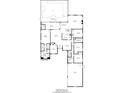 Detailed floor plan showcasing the layout with the pool, bedrooms, kitchen and living spaces at 11040 Flicker Rd, Brooksville, FL 34613