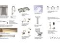Selection of interior fixture options, including sinks, faucets, lighting, and hardware at 8092 Moonbeam Ave, Sarasota, FL 34241
