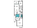 Floor plan featuring a two-car garage, two bedrooms, study, open living space, lanai, and owner's suite at 18483 Green Garden Ct, Venice, FL 34293