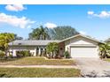 Inviting single-story home with a lush front yard and attached garage at 10222 95Th St, Seminole, FL 33777