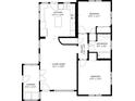 Detailed floor plan layout showcasing the dimensions and arrangement of rooms at 5502 N 9Th St, Tampa, FL 33604