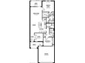 Detailed floor plan showcasing the home's layout with clearly labeled rooms and dimensions at 12419 Hearts Ease St, Venice, FL 34293