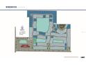 Community site plan displays the lot locations, amenities, and the overall layout of the neighborhood at 12352 49Th E St, Parrish, FL 34219