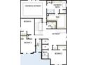 Upstairs floor plan features 4 bedrooms including the owner's retreat and baths at 3404 S Omar Ave, Tampa, FL 33629