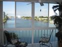 Enjoy breathtaking water views from this relaxing balcony space at 105 Island Way # 138, Clearwater, FL 33767