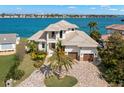 Beautiful waterfront property with a large home and expansive views at 266 8Th N Ave, Tierra Verde, FL 33715