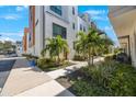 Modern townhouses with lush landscaping and a walkway at 2511 N Grady Ave # 53, Tampa, FL 33607