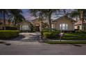 Elegant two-story home with landscaped yard and driveway at 1453 El Pardo Dr, Trinity, FL 34655